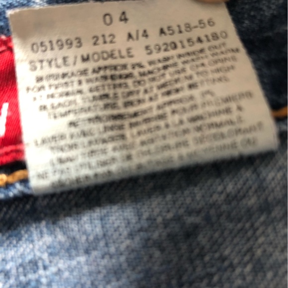 Vintage Levi’s Bootcut Jeans Made in Canada 10L - Picture 10 of 12